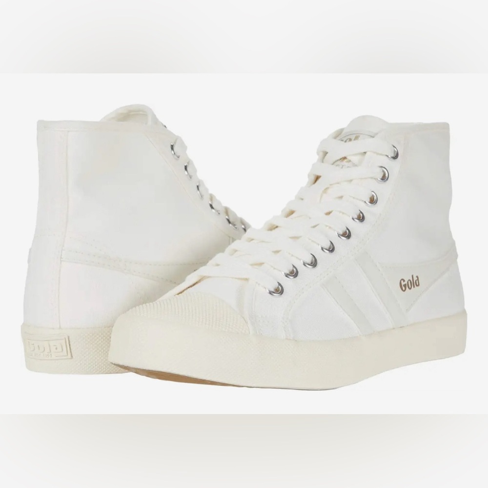 Gola Coaster High Canvas Off White 6 Vegan
